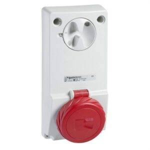 Schneider 82097 Base empotrar interruptor bloqueo 32A 4P+TT 380-415V