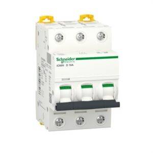 Schneider A9F85316 Interruptor automático magnetotérmico iC60H 3P 16A