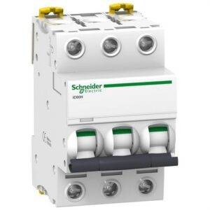 Schneider A9F89310 Interruptor automático magnetotérmico iC60H 3P 10A