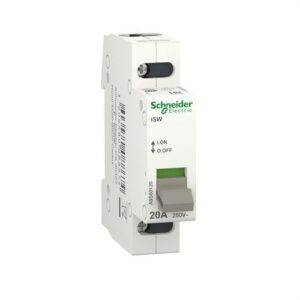 Schneider A9S60120 Interruptor carga ISW 1P 20A 250V