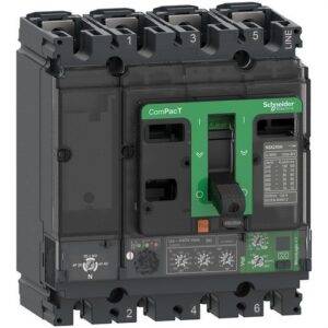 Schneider C10F44V100 Bloque de corte NSX100F 36kA AC 4P4R 100A 4.2