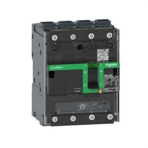 Schneider C12E6TM160L Interruptor NSXm160E 16kA AC 4P3R 160A TMD