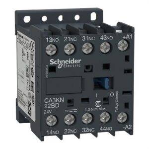 Schneider CA3KN22BD Minicontactor auxiliar 2 NA+2 NC 24V CC