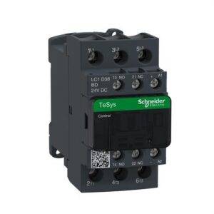 Schneider LC1D38BD Contactor 38A 1 NA/1 NC 24V CC-AR antiparásito