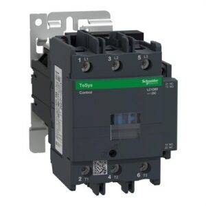 Schneider LC1D80BD Contactor 80A 1 NA/1 NC 24V CC-AR antiparásito
