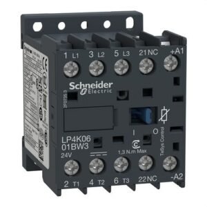 Schneider LP4K0601BW3 Minicontactor 6A 3P 24V CC bajo consumo