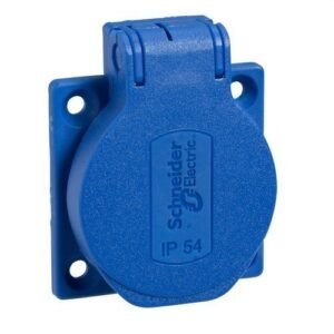 Schneider PKS51B Base 10/16A 2P+TT apriete posterior 50x50 azul