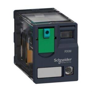 Schneider RXM4AB2BD Relé miniatura + LED 6A 4 NA/NC 24V DC