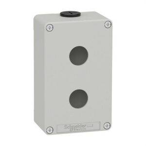 Schneider XAPD2202 Caja vacía con 2 orificios gris