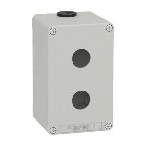 Schneider XAPD2502 Caja vacía con 2 orificios gris