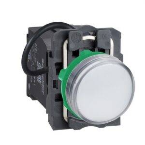 Schneider XB5AV5B1 Piloto luz blanca integral LED 400V AC Serie