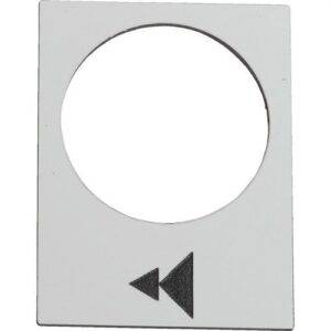 Schneider ZB2BY4903 Etiqueta 30x40mm blanco subir o derecha PV-GV