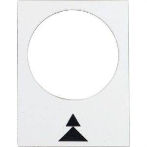 Schneider ZB2BY4909 Etiqueta 30x40mm blanco derecha PV-GV