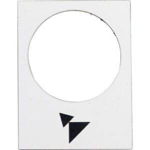 Schneider ZB2BY4915 Etiqueta 30x40mm blanco hacia adelante PV-GV