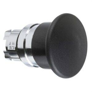 Schneider ZB4BC2 Cabeza pulsador seta diámetro 22 40mm negra