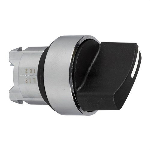Schneider ZB4BD4 Cabeza selector diámetro 22 maneta corta negra 2