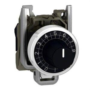 Schneider ZB4BD912 Cabeza + base para potenciómetro diámetro 6mm
