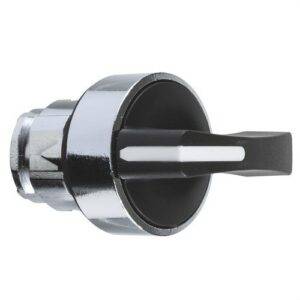 Schneider ZB4BJ4 Cabeza selector diámetro 22 maneta larga negra 2