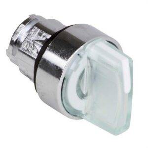 Schneider ZB4BK1513 Cabeza selector diámetro 22 con 3 vuelta contacto