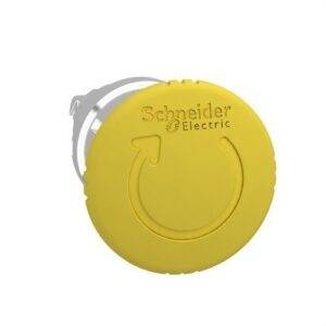 Schneider ZB4BS55 Cabeza pulsador seta diámetro 40 girar amarilla