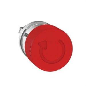 Schneider ZB4BS834 Cabeza pulsador seta diámetro 30 girar roja