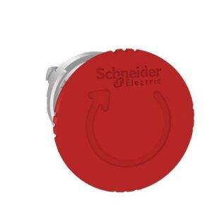 Schneider ZB4BS844 Cabeza pulsador seta diámetro 40 girar roja