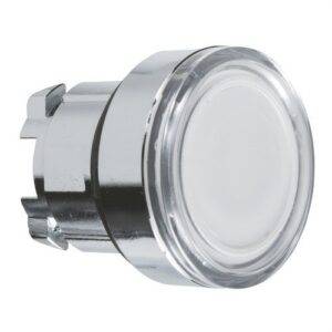 Schneider ZB4BW313 Cabeza pulsador luminoso diámetro 22 rasante