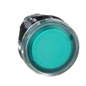 Schneider ZB4BW33 Cabeza pulsador luminoso diámetro 22 rasante verde