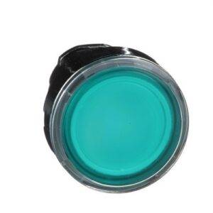 Schneider ZB4BW333 Cabeza pulsador luminoso diámetro 22 rasante verde