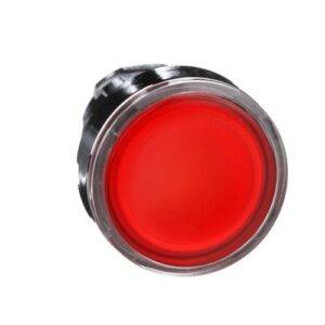 Schneider ZB4BW343 Cabeza pulsador luminoso diámetro 22 rasante roja