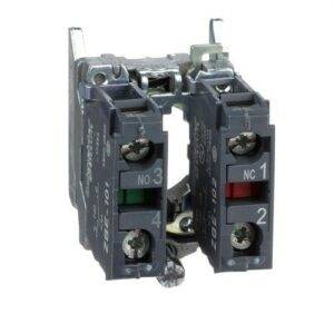 Schneider ZB4BZ105 Cuerpo diámetro 22mm 1 NA/1 NC con conexión