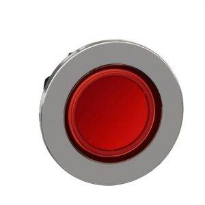 Schneider ZB4FV043 Cabeza pulsador luminoso XB4 montaje enrasado rojo