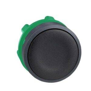 Schneider ZB5AA2 Cabeza pulsador diámetro 22 rasante negro