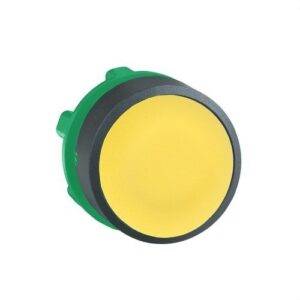 Schneider ZB5AA5 Cabeza pulsador diámetro 22 rasante amarillo