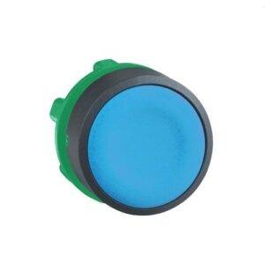Schneider ZB5AA6 Cabeza pulsador diámetro 22 rasante azul