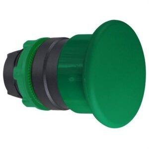 Schneider ZB5AC3 Cabeza pulsador seta diámetro 40 verde embellecedor