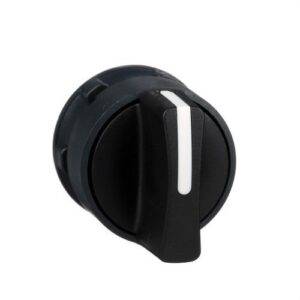 Schneider ZB5AD2 Cabeza selector diámetro 22 maneta corta negra 2