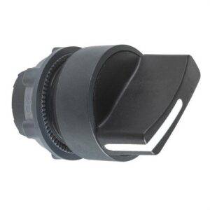 Schneider ZB5AD4 Cabeza selector diámetro 22 maneta corta negra 2