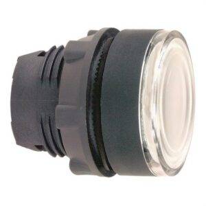Schneider ZB5AW313 Cabeza pulsador luminoso diámetro 22 rasante
