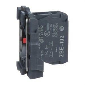 Schneider ZB5AZ102 Cuerpo diámetro 22mm 1 NC con conexión tornillo