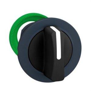 Schneider ZB5FD3 Cabeza selector FLUSH negra 3 posiciones fijas