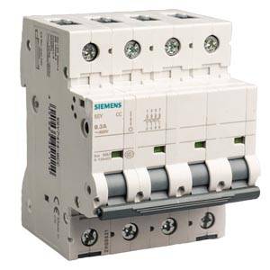 5SY7416-7 Siemens Interruptor automático accesoriable, 15KA, curva C, 4 polos,
