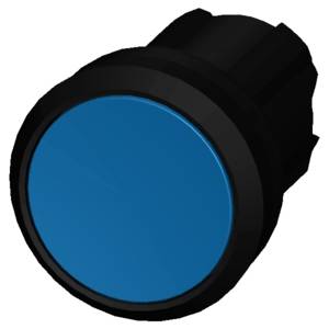 3SU1000-0AA50-0AA0 Siemens Pulsador, 22MM, redondo, plastico, azul, boton, rasante, SOS