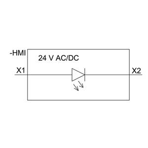 3SU1401-1BB00-1AA0 Siemens Modulo LED CON LED integrado 24V ac/dc, A
