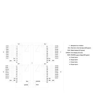 6ES7522-1BL01-0AB0 Siemens MOD.S7-1500 32SD 24VDC/0,5A HF