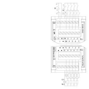 6ES7223-1PH32-0XB0 Siemens Módulo digital SM 1223 8 entradas 24V CC 8 salidas relé 2A