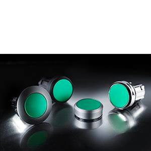 3SU1000-0AA40-0AA0 Siemens Pulsador, 22MM, redondo, plastico, verde, boton, rasante, SO