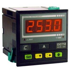 Circutor M2022A. - AMPERIMETRO DC72 MD /5Aac 72x72 mm