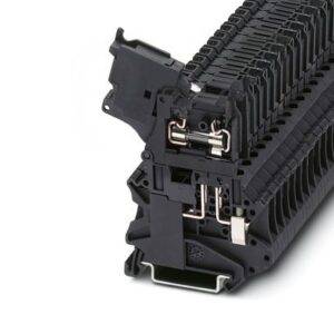 Borne de carril para fusible Phoenix Contact UT 4-HESI (5X20)