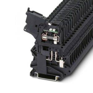 Borne de carril para fusible Phoenix Contact UT 4-HESILED 24 (5X20)